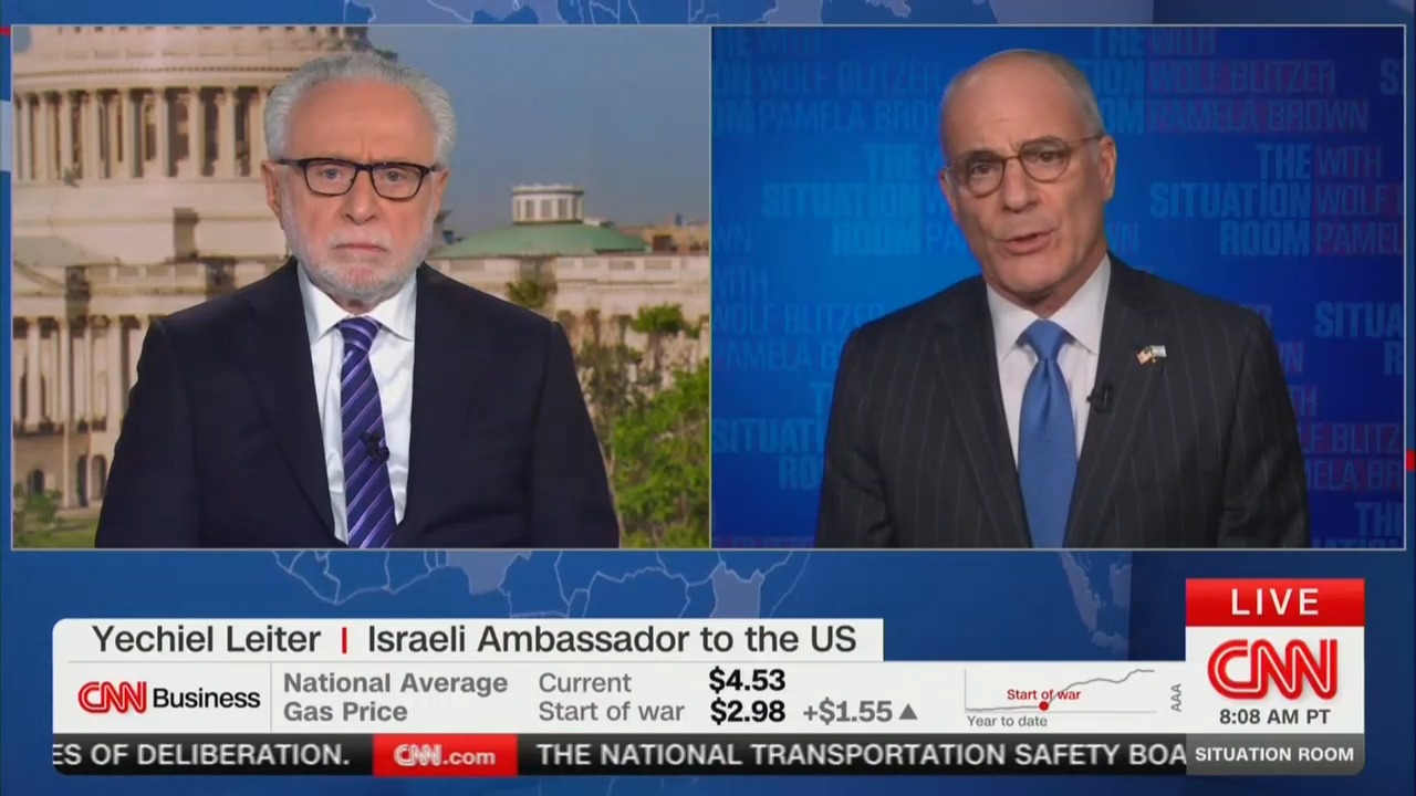 Israeli Ambassador Accuses New York Times of Fueling the Dramatic Rise in Antisemitism' With Dog Rape Story
