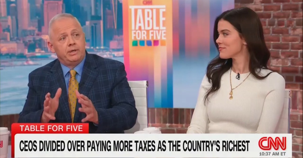 CNN Panel Torches CEO Comparing Tax the Rich to Racial Slurs