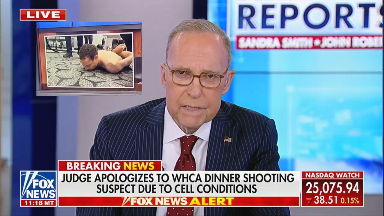 We're Apologizing to This Guy?!' Fox's Kudlow Stunned That Judge Is Worried About Shooting Suspect's Constitutional Rights