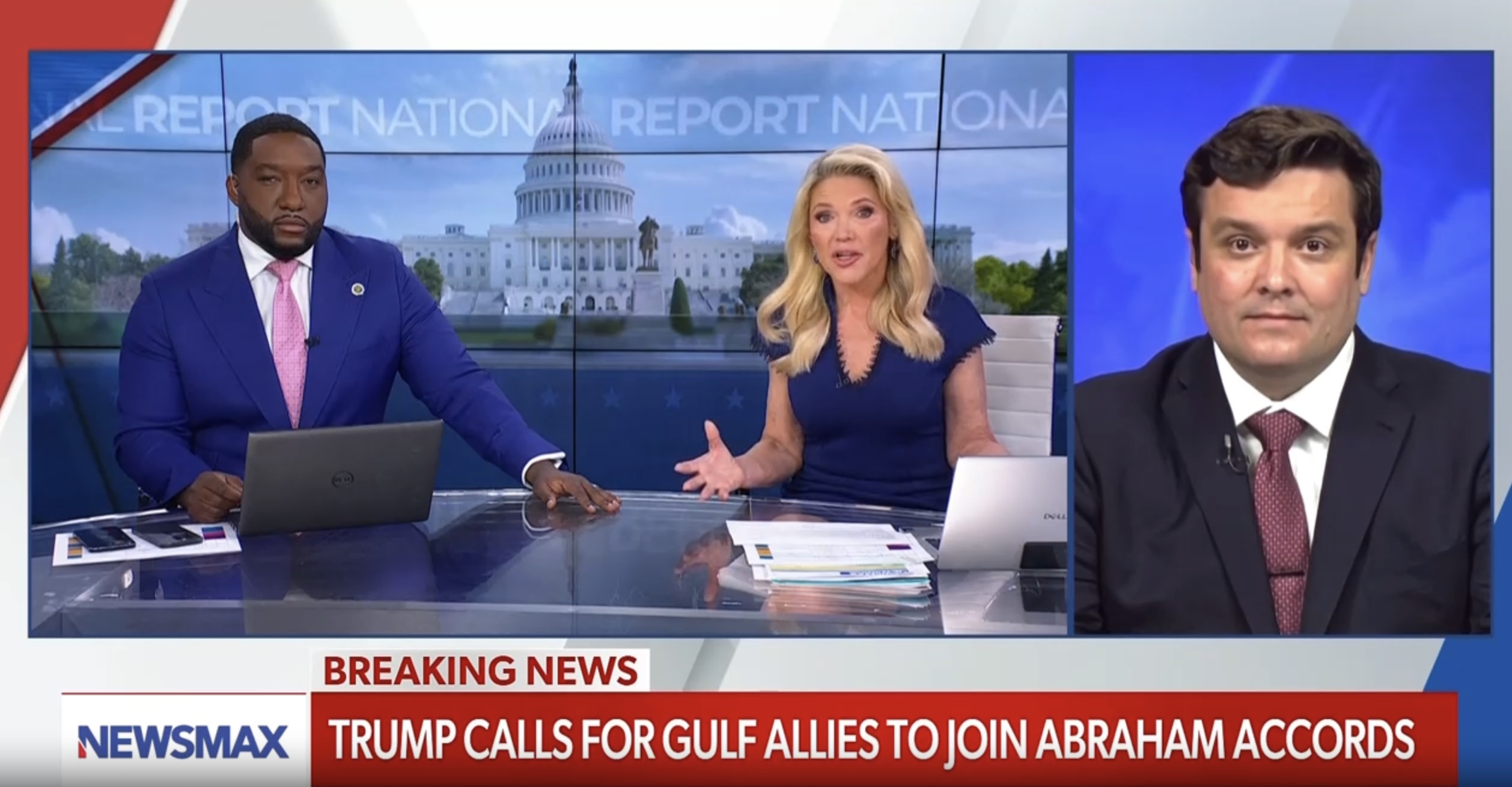 Newsmax Anchor ED Hill Calls Iran Ceasefire a 'Farce'