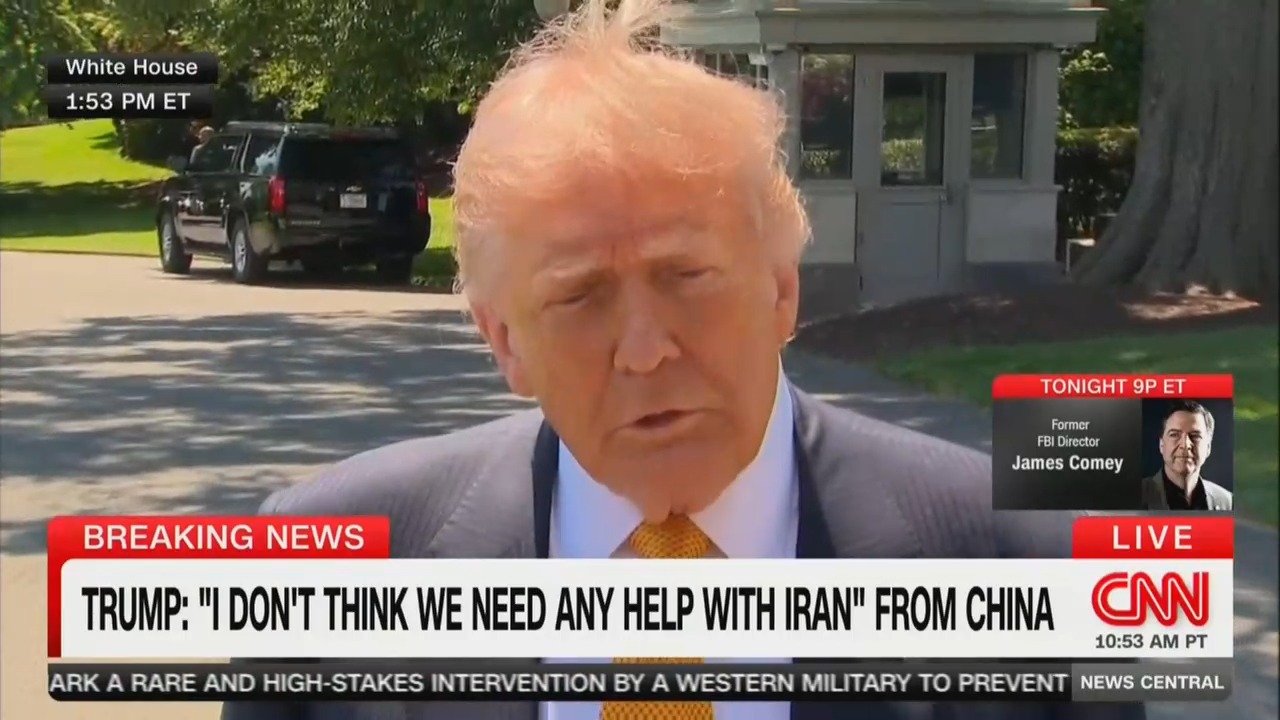 Trump Pressed On Iran Plan, Says I Will Think About It On the Flight'