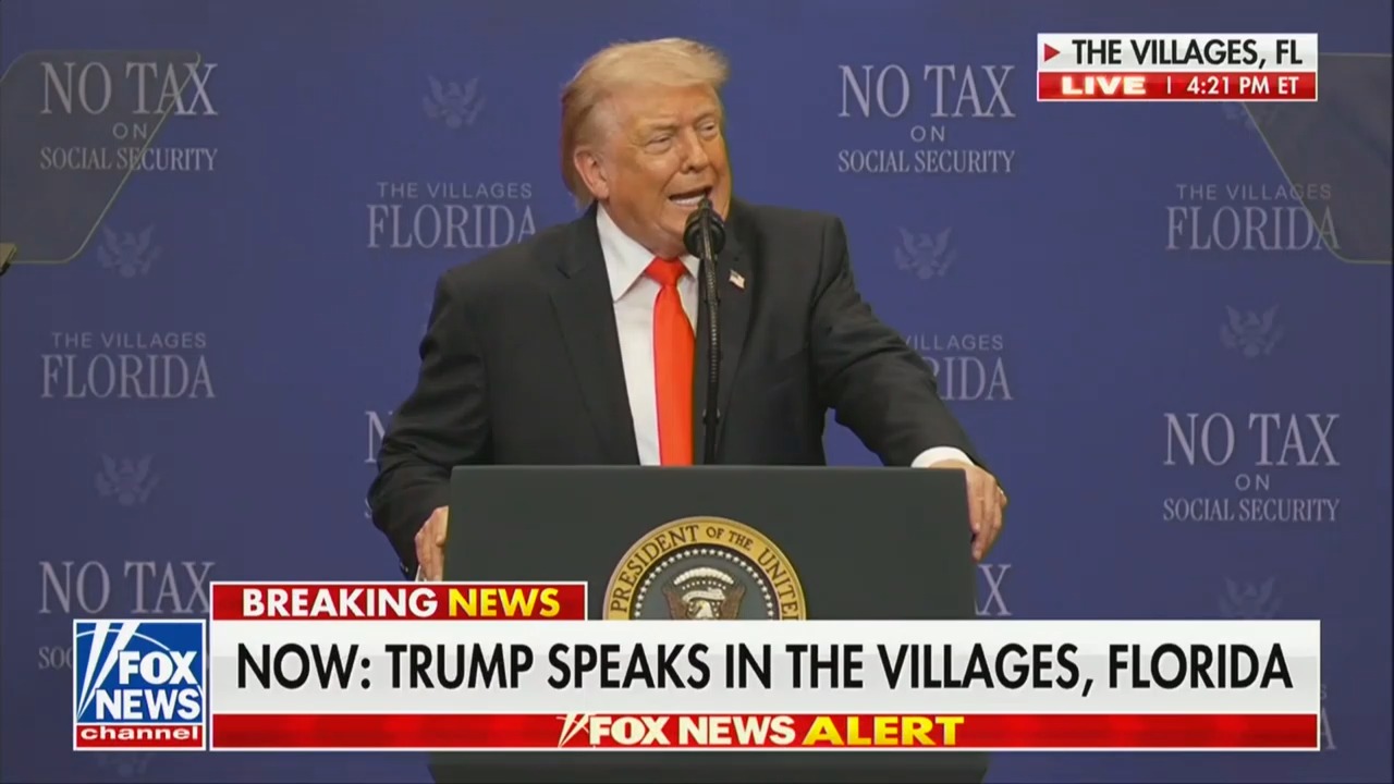 ‘I’m Screaming My A** Off!’ Trump Demands to ‘Turn Up the Mic’ During FL Speech