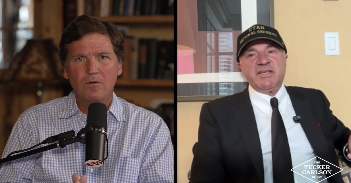 Tucker Carlson Accuses MAGA Star Kevin O'Leary of Gaming' the System in Heated Debate