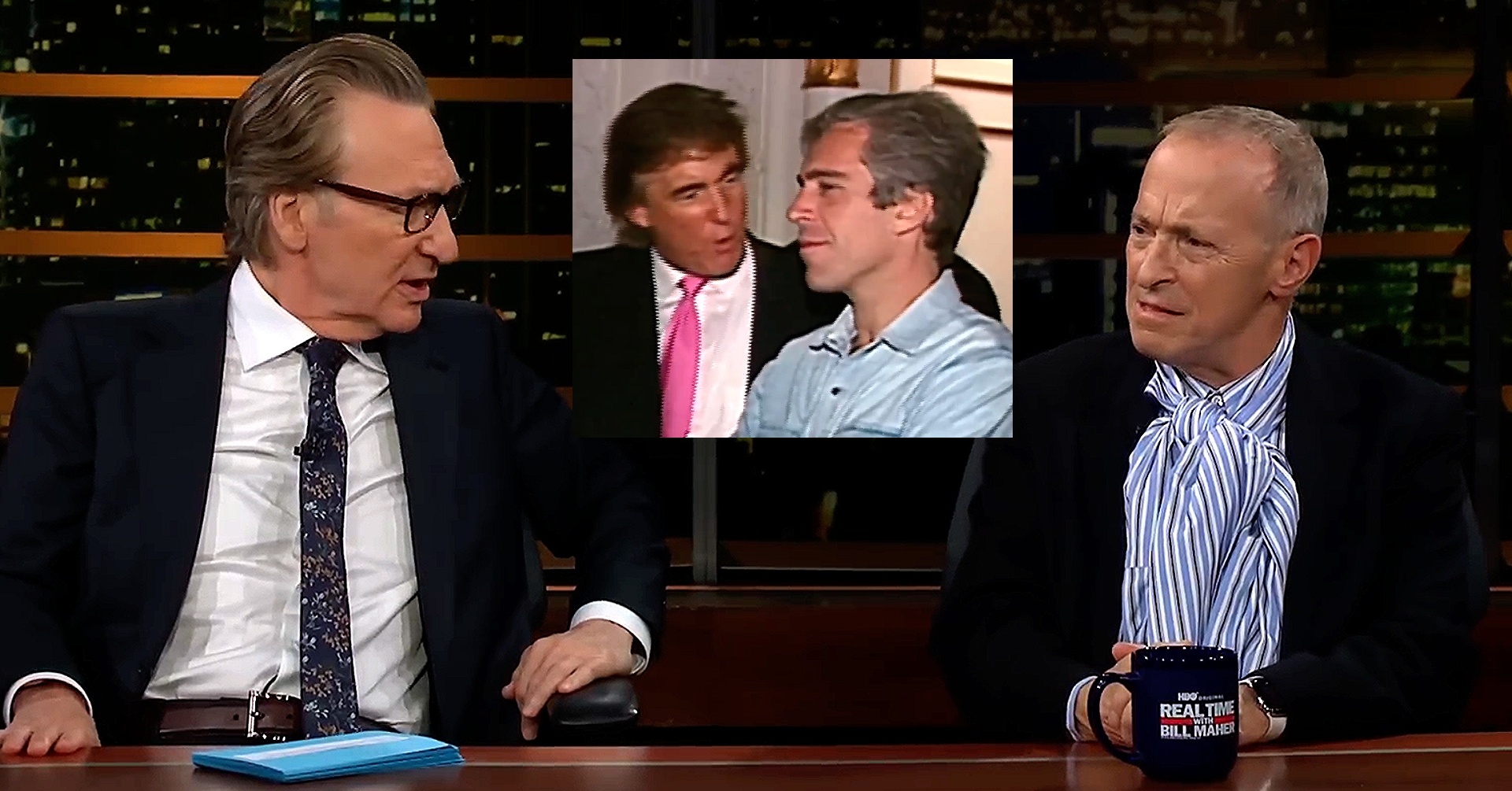 Bill Maher Stunned By Claim Jeffrey Epstein 'Good-Looking'