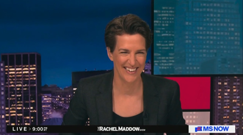 Maddow Gleefully Dunks On Trump For Getting Booed During National Anthem Just Kinda Smiled Through It