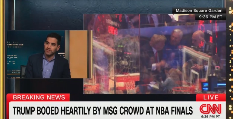 Whos In The Background Of That Photo Cnns Harry Enten Cites Crushing 2006 Mets Playoff Loss To Suggest Trump Is Bad Luck