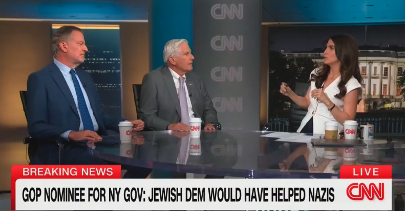 Kaitlan Collins Confronts Republican Who Compared Jewish Democrat To A Camp Guard Youre Likening Him To A Nazi