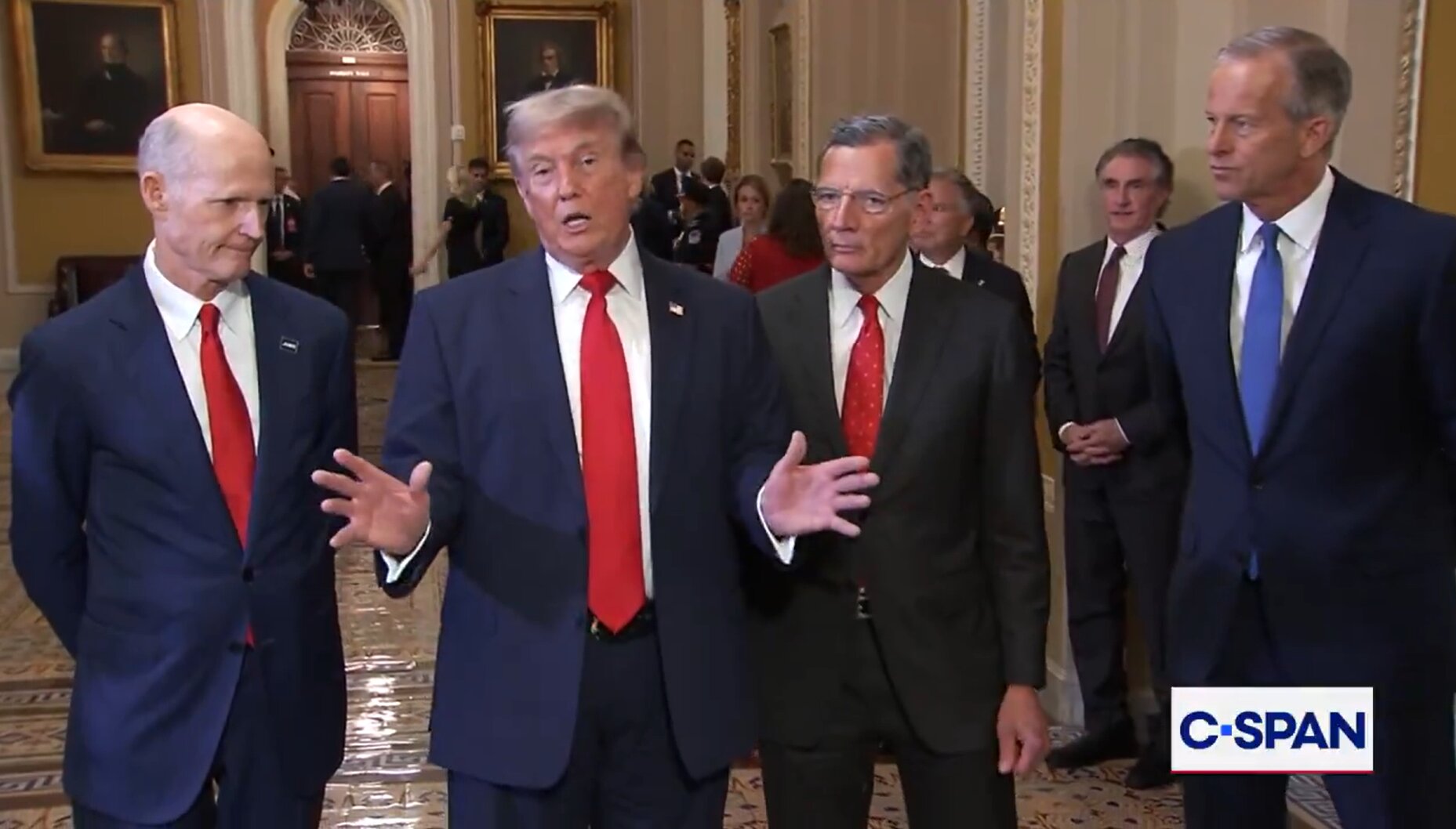 ‘I Don’t Like a Few People’: Trump Dishes on ‘Really Great Meeting’ With Senate GOP Described as ‘Total Cluster F*ck’