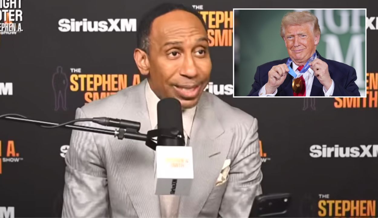 Stephen A Smith Doesnt Want Trump To Attend Knicks Game Warns Potus Will Ruin The Vibe