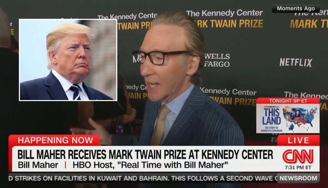 Bill Maher Doesnt Mind Trump Bashing Him Before Receiving Mark Twain Award Thats Just His Way Of Talking