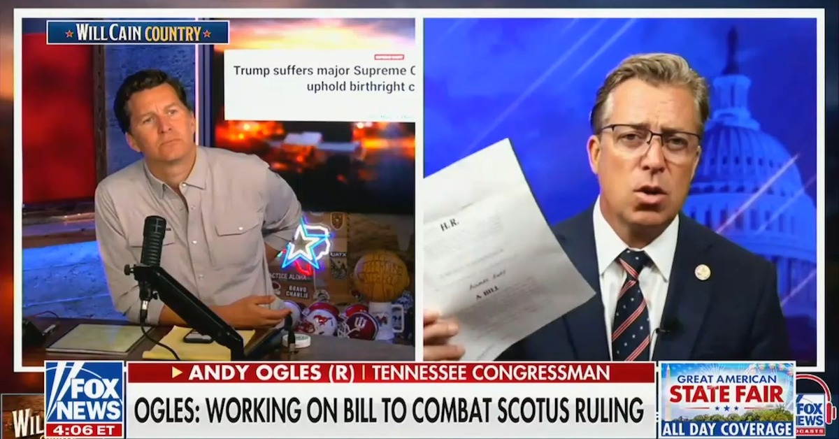 House Republican Pitches Bill On Fox News to Ban Pregnant Foreigners From the US