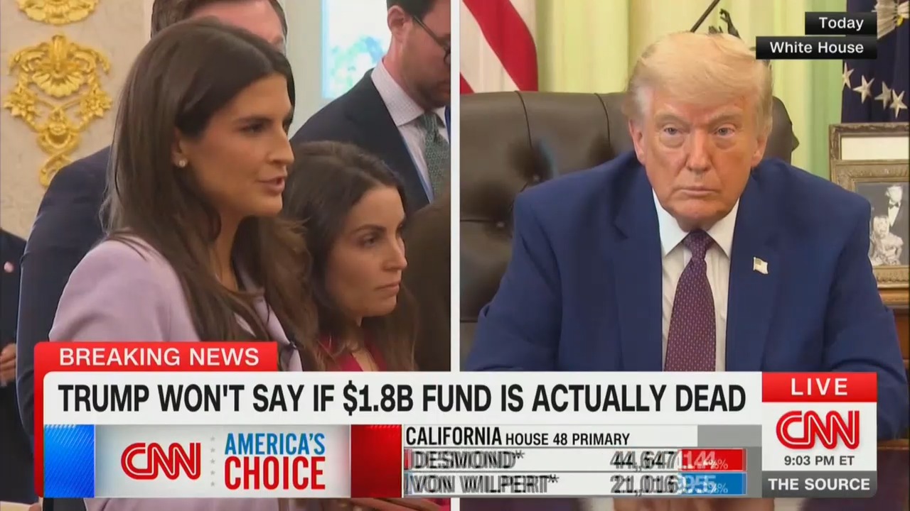 CNN's Kaitlan Collins said President Donald Trump's MAGA base doesn't realize he "seeks validation" from the same mainstream media outlets he calls "fake news."