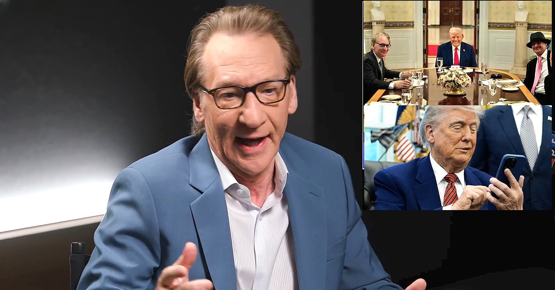 Bill Maher Calls Trump ‘Full of Sh*t Crazy Person’ While Defending Dinner
