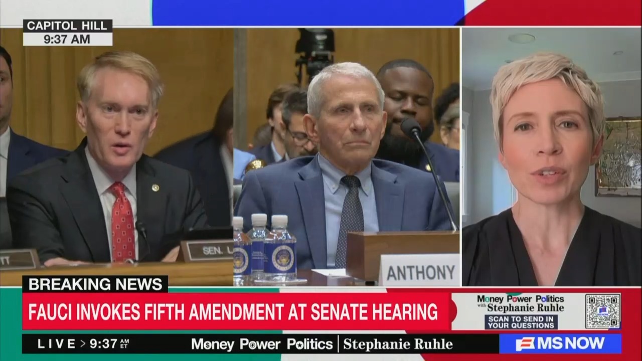 MS NOW Panelist Warns Fauci Pleading the Fifth Is ‘Setting the Playbook’ for Pardoned Trump Admin Officials
