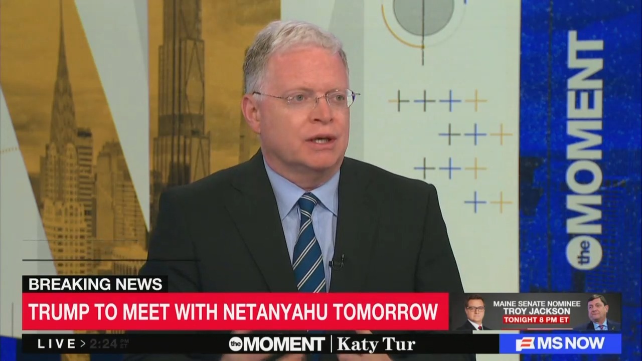 MS NOW National Security Reporter Warns Trump ‘Looks Unsteady’ as an Israeli Ally Ahead of Netanyahu Meeting