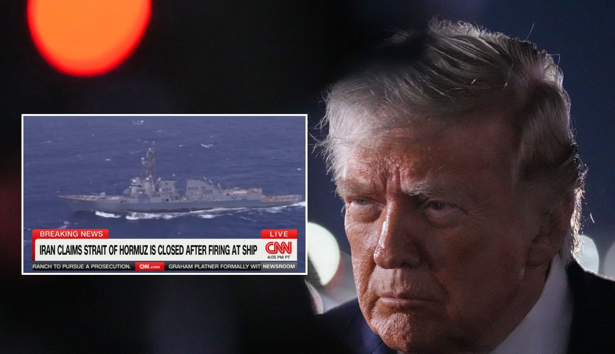 The president approved a new round of strikes against Iran on Saturday after the country attacked a merchant ship and closed the Strait of Hormuz