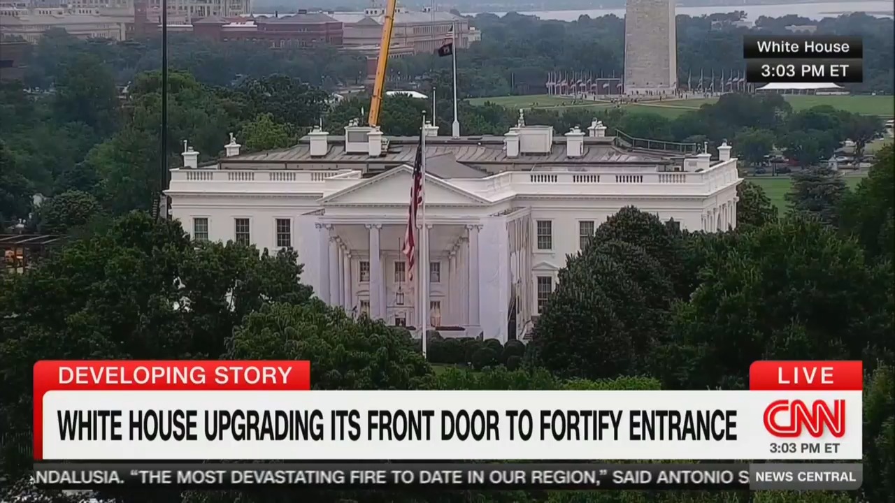 CNN Reports Latest Changes At White House are an ‘Extra Layer of Security’ Amid New Threats Against Trump