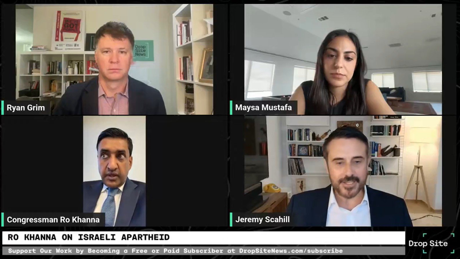 Ro Khanna Grilled In Tense Exchange On Drop Site About Palestinians Right To Kill Israelis