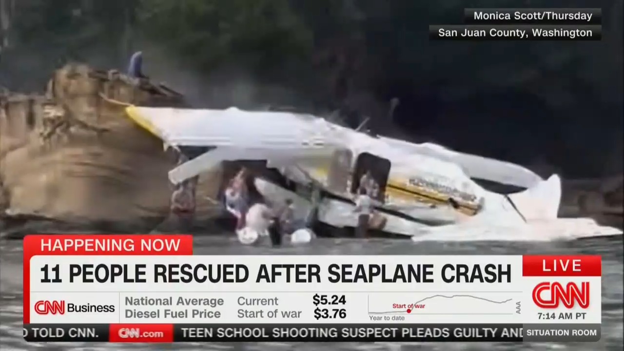 WATCH: Terrifying Video Shows Seaplane Crash And Burst Into Flame With 11 ...