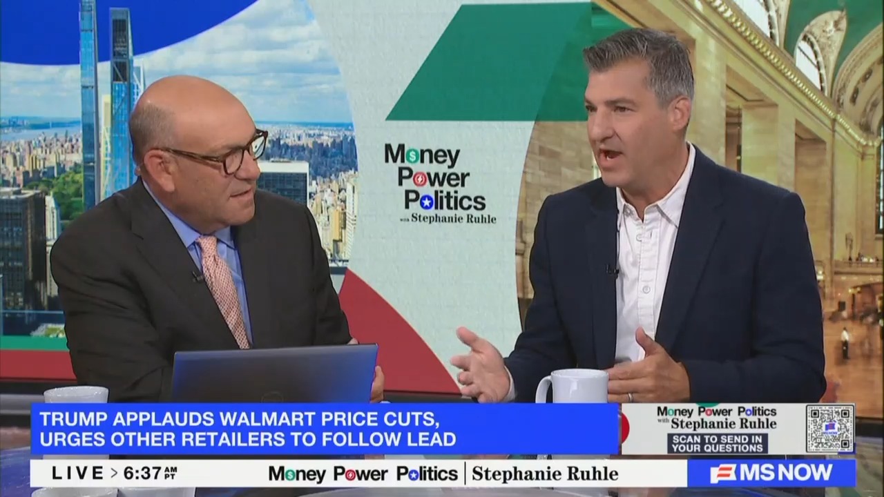 Econ Experts Roast Trump’s Walmart Boast as ‘Democratic Socialism’ On MS NOW, Warn He’s Hurting Small Businesses