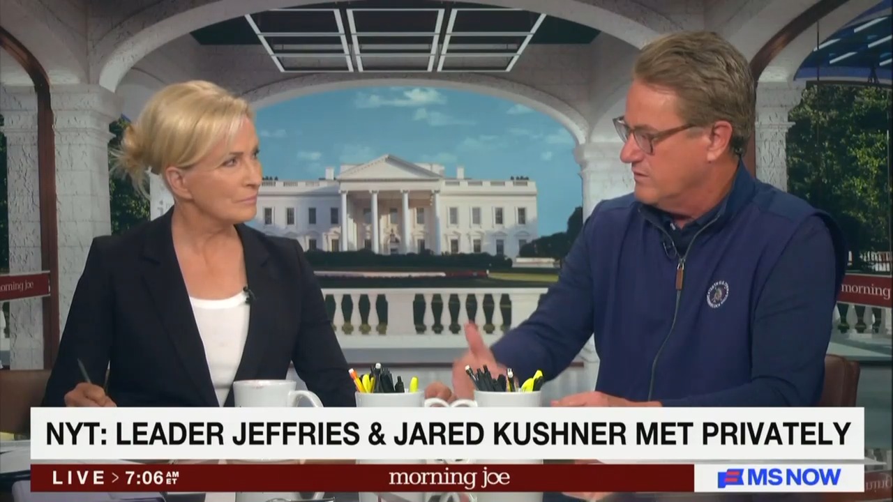 Joe Scarborough Defends Hakeem Jeffries-Jared Kushner Meet