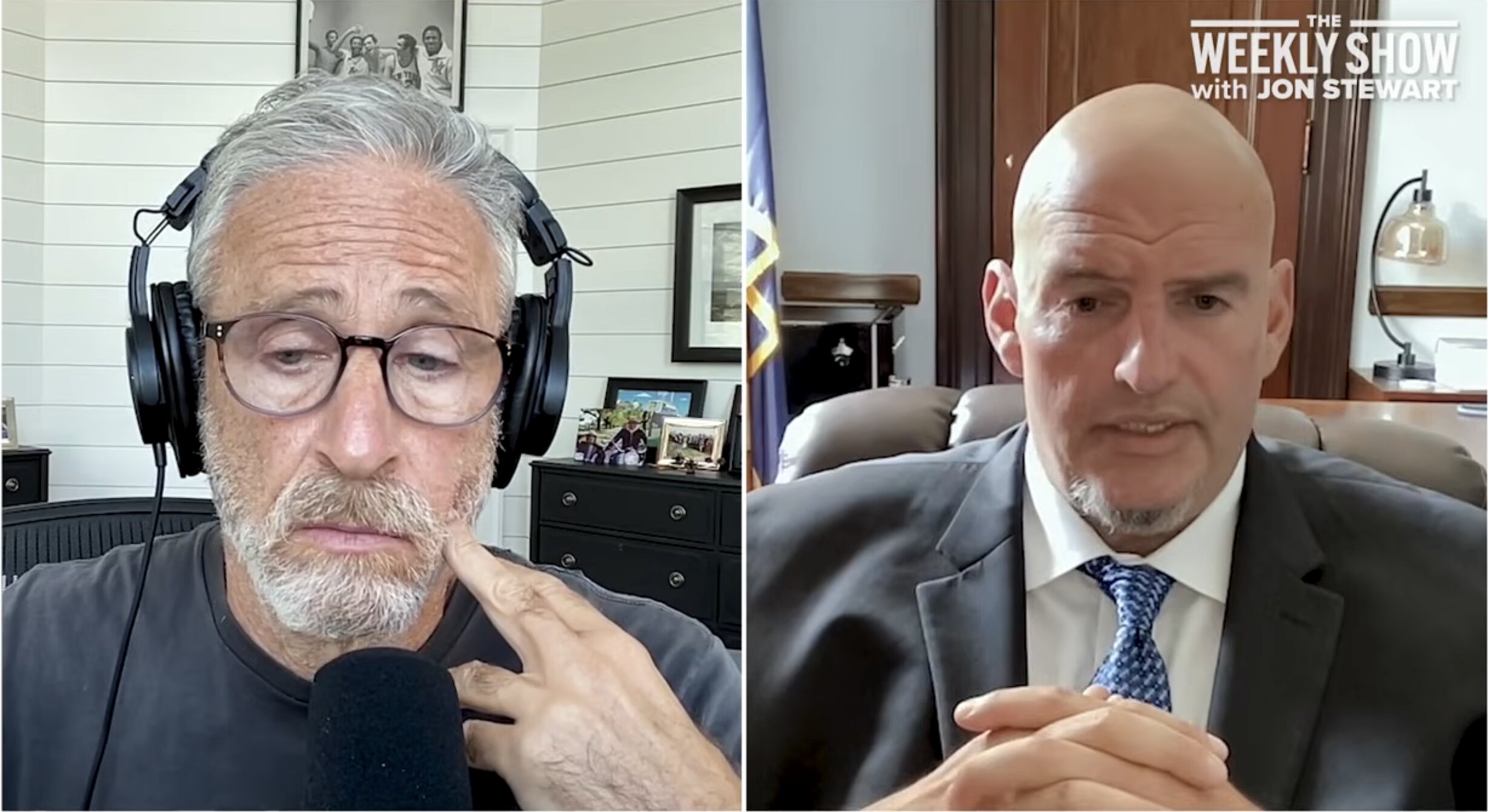 Jon Stewart gibt zu, dass er sich nach einer hitzigen Debatte mit ...