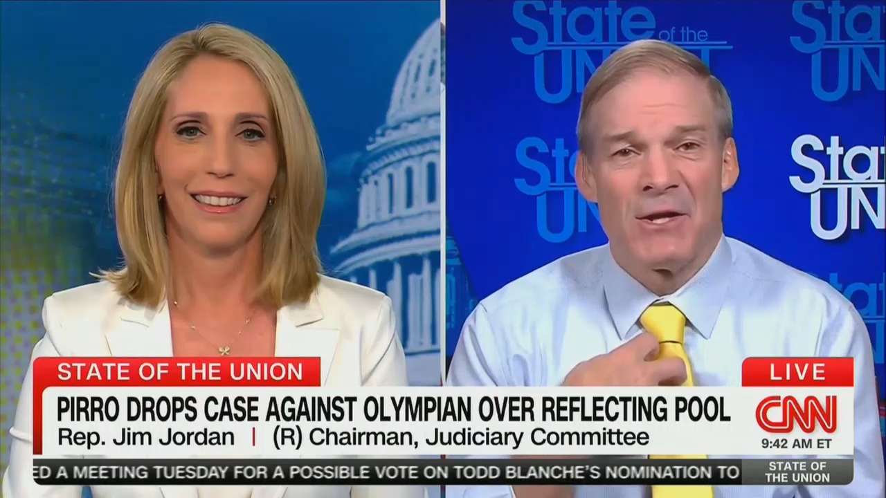 Jim Jordan Goes Nuts About Alleged Reflecting Pool Vandal