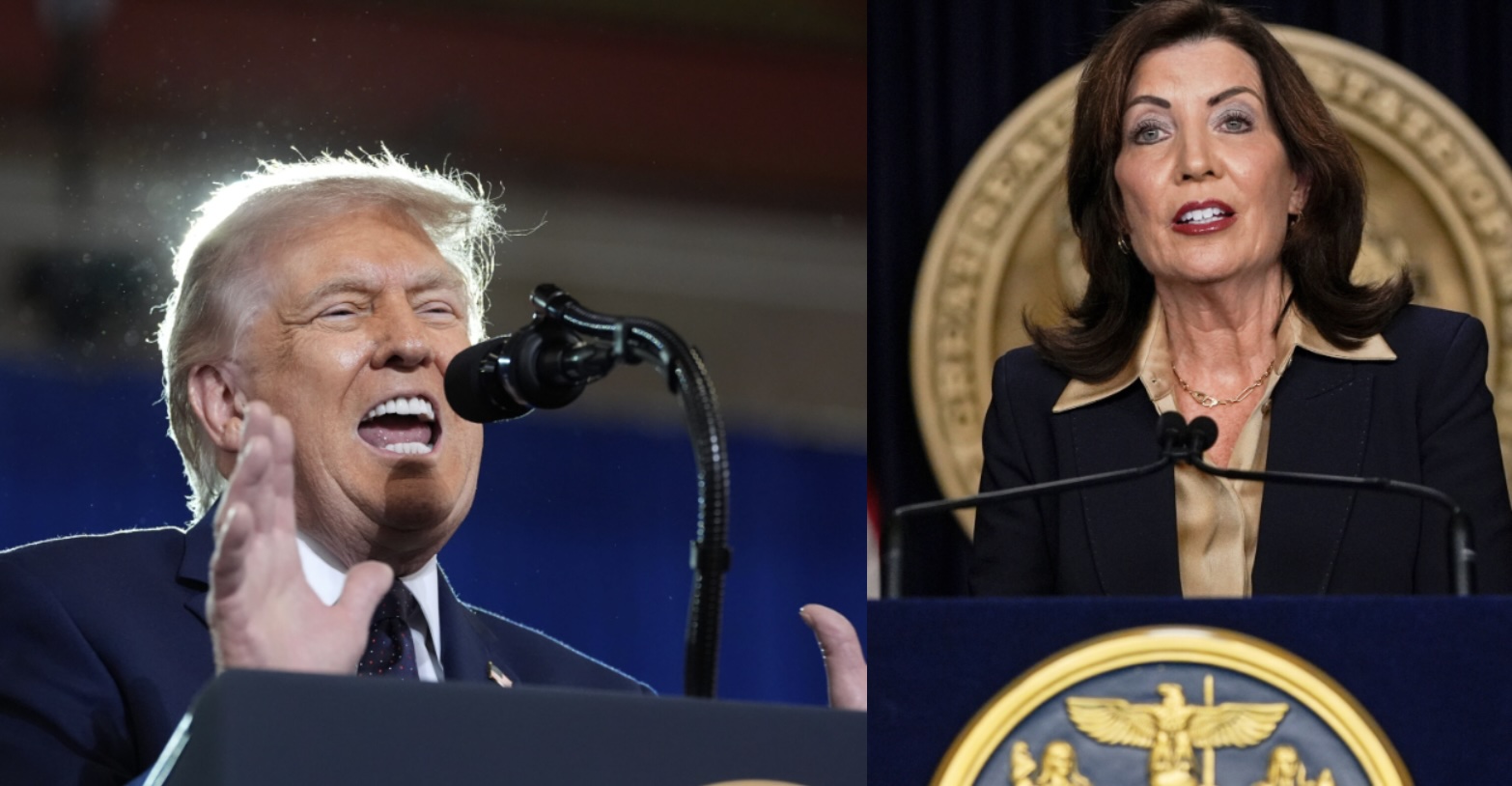 Trump Posts Wild Screed About NY Gov Kathy Hochul Wearing a Hijab: ‘CRAZY!’