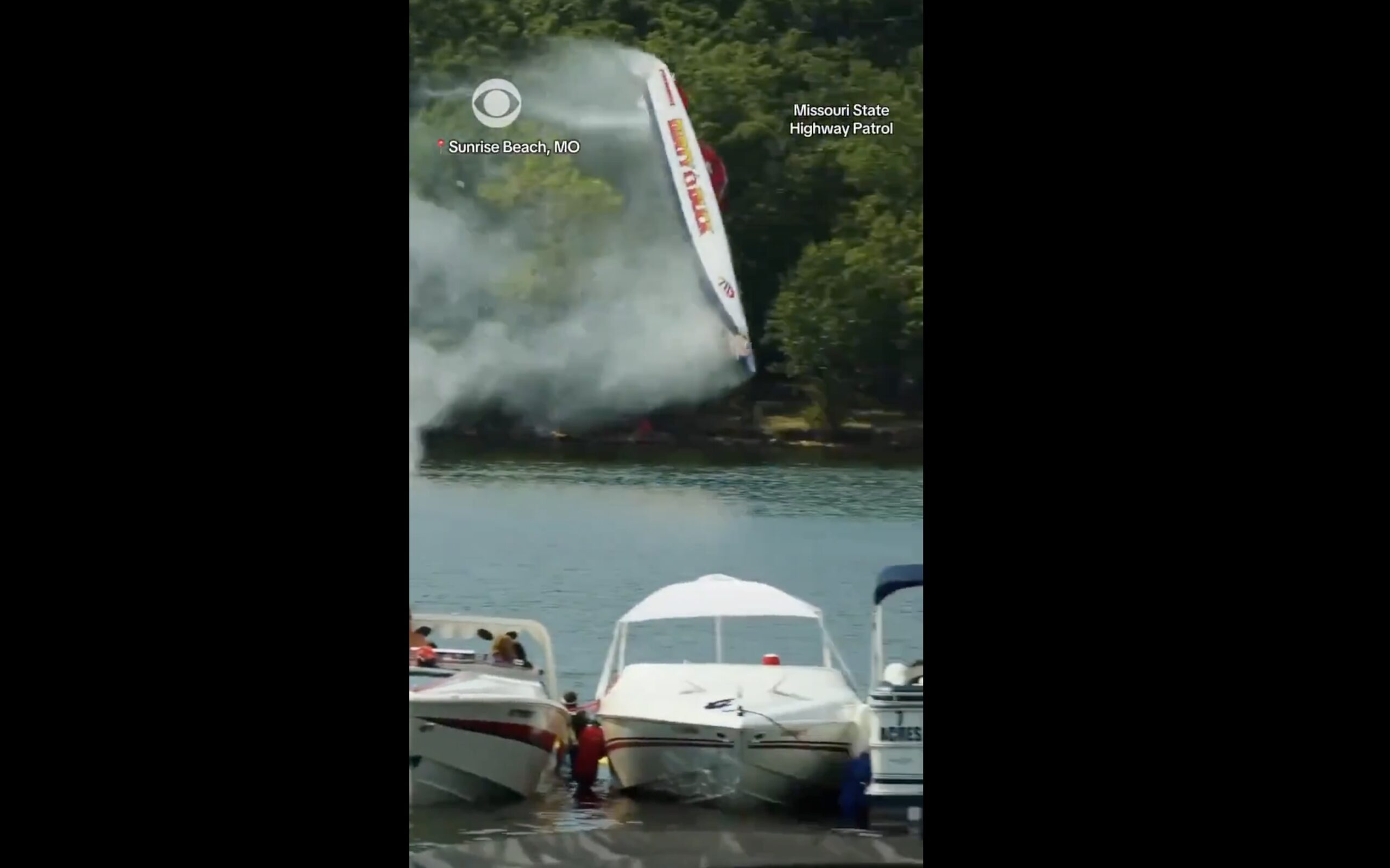 Wild Video Captures Powerboat Going Airborne As it Raced at 200 MPH