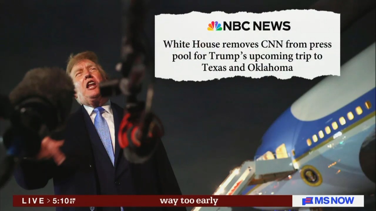 White House Drops CNN From Scheduled Press Pool Duty for Trump’s Texas ...